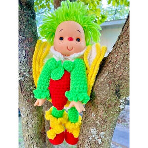 Vintage Ice Cream Doll Crochet Hand Knitted Crafted RARE